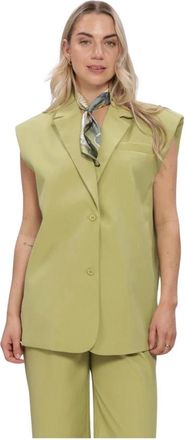 Refined Department Refined Department, Jassen, Dames, Groen, L, Dames Blazers Spencer 3964