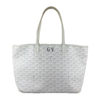 Goyard White Coated Canvas Tote Bag (Pre-Owned)