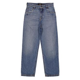 Fendi Mens Straight-Cut Long Jeans, Waist Size 31
