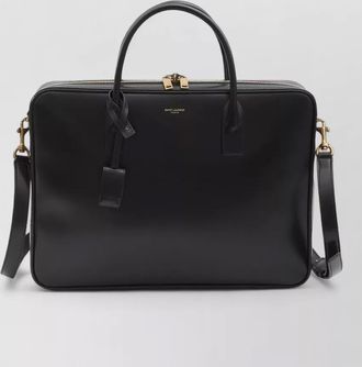 Saint Laurent sac de jour leather laptop bag