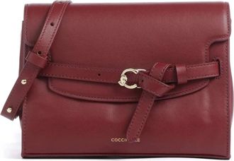 Coccinelle Tassen, Dames, Rood, ONE Size, Leer, Sabine Crossbody Bag