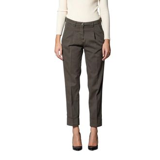 Mason's Broeken, Dames, Bruin, S, Katoen, New York Carrot Pince Chino Broek