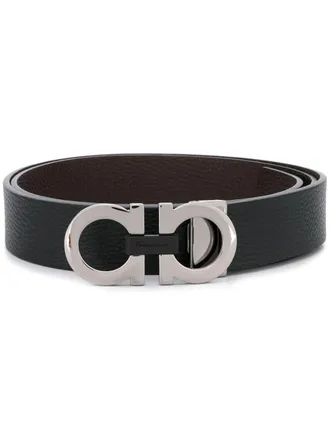 Ferragamo Gancini Leather Belt