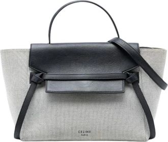 Celine Pre-owned Handbags, female, Gray, Size: ONE SIZE Pre-owned Vintage Satchel