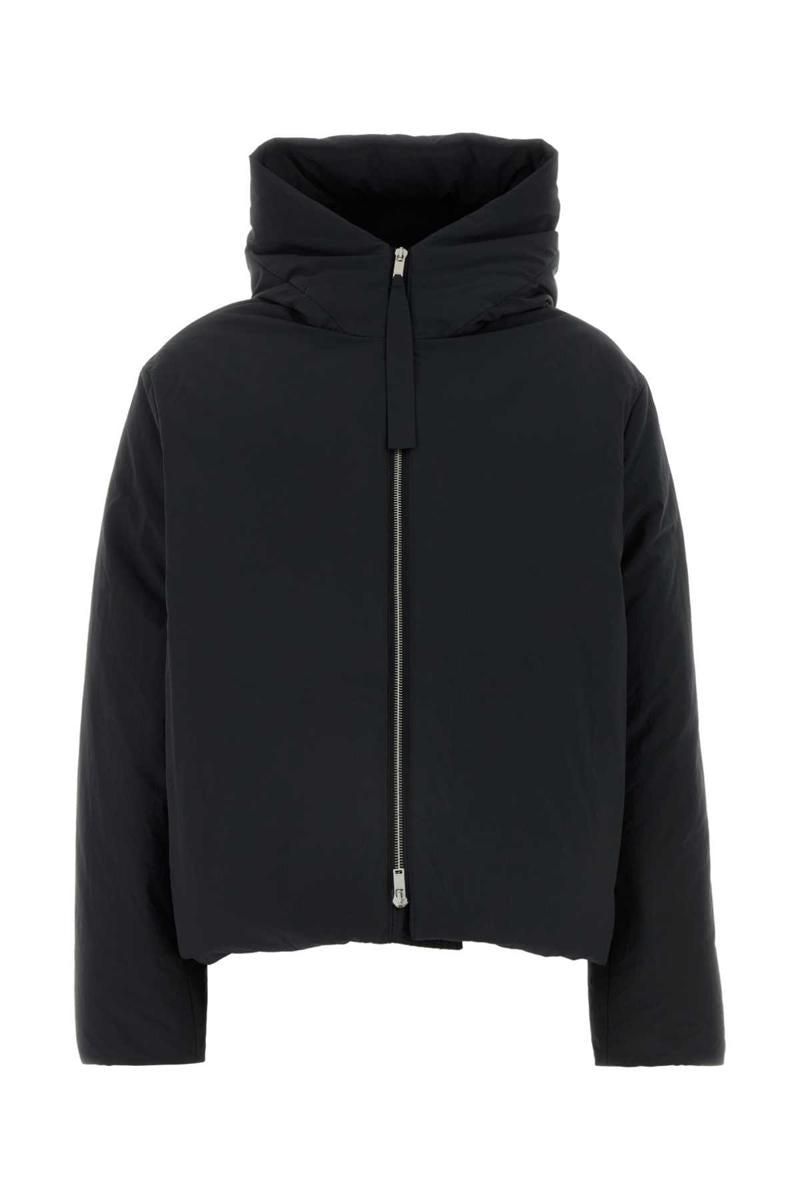 SANDER Quilted coat black J40AF0 ダウンジャケット・コート down JIL J40AF0125J74276001