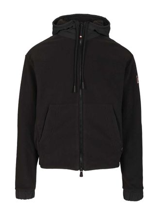 Moncler Polartec Full-Zip Hoodie Sweatshirts Nero-Uomo