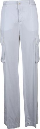 Mason's Cargo Broek - Dames - Straight fit broeken - Wit - L - Broeken