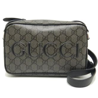 Gucci Pre-owned Canvas gucci-bags - unisex - Vintage Schoudertas - Bruin - ONE Size - Vintage
