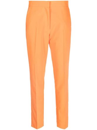 Twin-Set high-waisted cigarette trousers - Orange