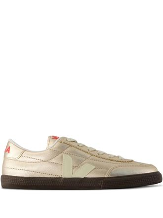 Veja Panenka round-toe metallic sneakers - Gold