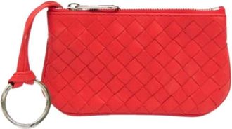Bottega Veneta Pre-owned Accessories, female, Red, Size: ONE SIZE Pre-owned Vintage Wallet