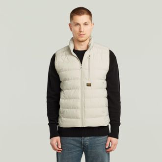 G-Star Mens G-Star RAW Foundation Liner Vest - Beige - Size X-Small