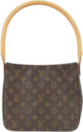 Louis Vuitton Pre-owned Shoulder Bags, female, Brown, Size: ONE SIZE Pre-owned Canvas Shoulder Bag