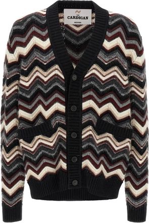 Missoni Cardigans, male, Multicolor, 2XL, Knitwear