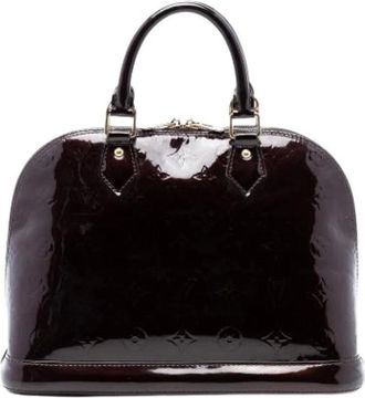 Louis Vuitton Pre-owned Handbags, female, Purple, Size: ONE SIZE Pre-owned Alma PM