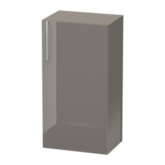 Duravit Gabinete De Media Altura Duravit Vero, 1156, Bisagra De La Puerta Derecha, 500mm, Color (frente/cuerpo): Laca De Color Gris Franela De Alto Brillo - V