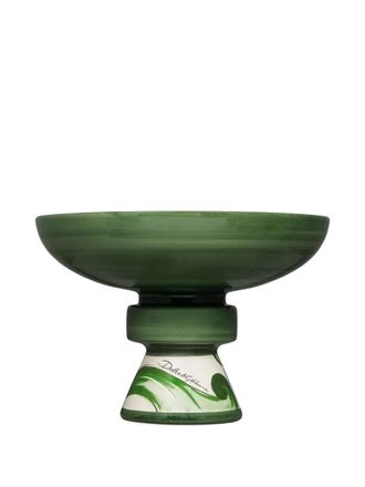 Dolce & Gabbana ceramic raised-base platter - unisex - ceramic - OS - Green
