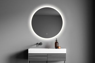 Bathstage Bathstage - 68110 Espejo Led Retroiluminado Redondo 100 Cm Color &Aacute;cido - Ref: Bs-68110