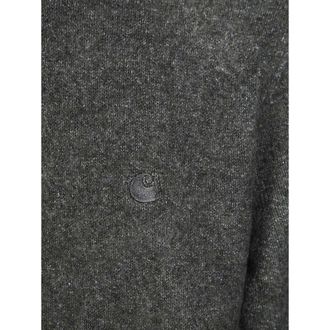 Carhartt Work in Progress Knitted Zip-Up Cardigan - Gray