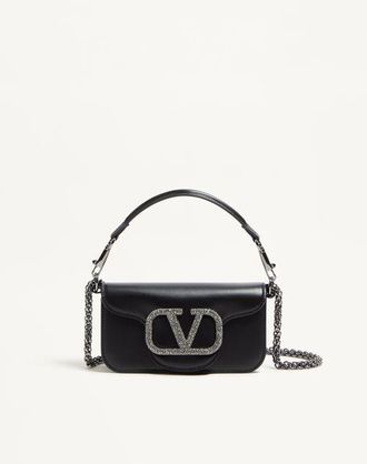 Valentino Garavani Valentino Garavani Loc&ograve; Small Shoulder Bag With Jewel Logo Wo