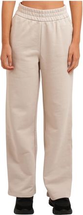 A|X Armani Exchange Wijde broek - Dames - Sweatpants - Beige - L - Katoen - Broeken