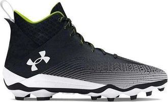 Under Armour Hammer 2.0 MC 3027306-001 Mens Black White Football Cleats GBNC1586