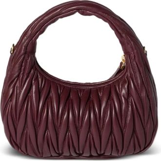 Miu Miu Borsa a spalla Wander matelass&eacute; - Rosso