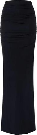 Elisabetta Franchi Mouwloze Smokingvest Maxi Rok Set - Dames - Maxi Rokken - Zwart - L - Rokken