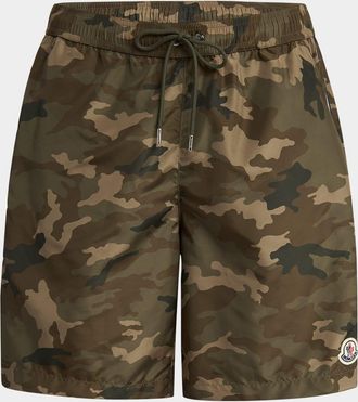 Moncler Mens Camouflage Swim Shorts