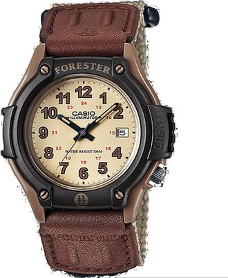 Casio forester Series Forest Retro Fashion Stylish Classic Pointers Series Waterproof Quartz Watch Brown Analog FT500WC-5BV