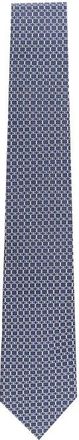 Ferragamo Ties, male, Blue, Size: ONE SIZE Silk Blue Ties Made in Italy