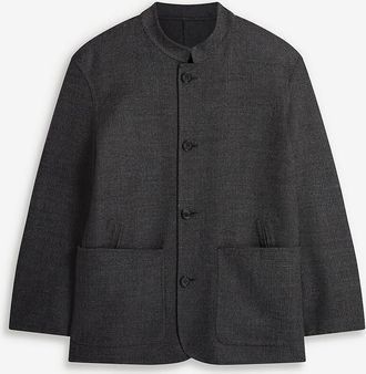 Dunhill Mantel mit Stehkragen aus Wolle