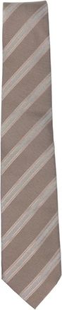 Bigi Cravatte Milano Cravatta a righe - Toni neutri