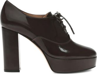 Gianvito Rossi Vicky laarzen met plateauzool - Zwart