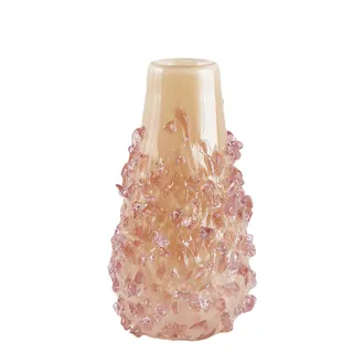 Schubiger M&ouml;bel Vase Bottiglia Rosa Pfisich H: 40 cm
