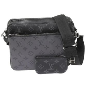Louis Vuitton Pre-owned Vintage Canvas Cross Body Bag - Dames - Pre-owned - Zwart - Maat: ONE Size