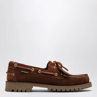 Sebago Mocassini Ranger Artisan Ox marroni in camoscio