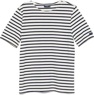 Saint James Striped Crew-neck T-shirt