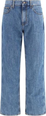 Burberry Blue Mid Rise Jeans