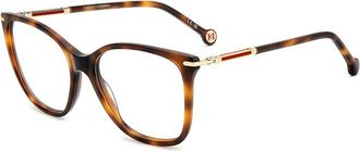 Carolina Herrera Womens 54 mm Havana Eyeglasses
