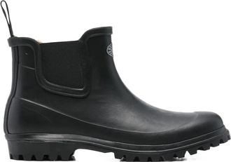 Superga 798 rain boots - unisex - Rubber/Rubber/Cotton - 39 - Black