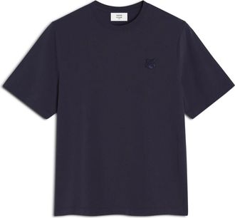 Maison Kitsun&eacute; Jersey T-shirt - Dames - T-shirts - Blauw - M - Katoen - Tops