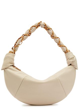 Saint Laurent Rope Mini Leather Shoulder bag - Cream - One Size