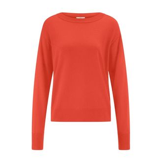 Riani Round-neck Truien - Dames - Ronde hals truien - Oranje - XS - Truien & Vesten