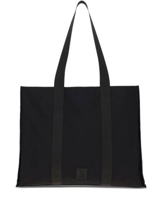 Boggi Milano logo-patch tote bag - men - Polyamide/Polyurethane - One Size - Black