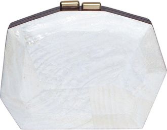 Raf&eacute; New York Meagan Abalone Clutch
