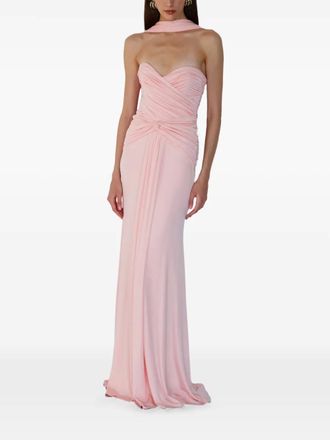 New Arrivals Amanda heart-neck gown - Pink