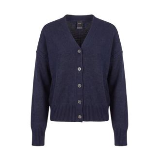 Pinko Pinko, Dames, Truien, Blauw, Maat: XS Wol