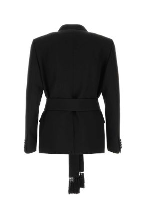 Valentino Garavani Nero Giacche E Gilet Jacket