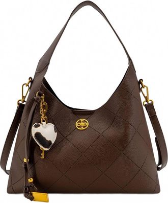 Like Dreams Womens Sadie Western Charm Shoulder Bag In Brown